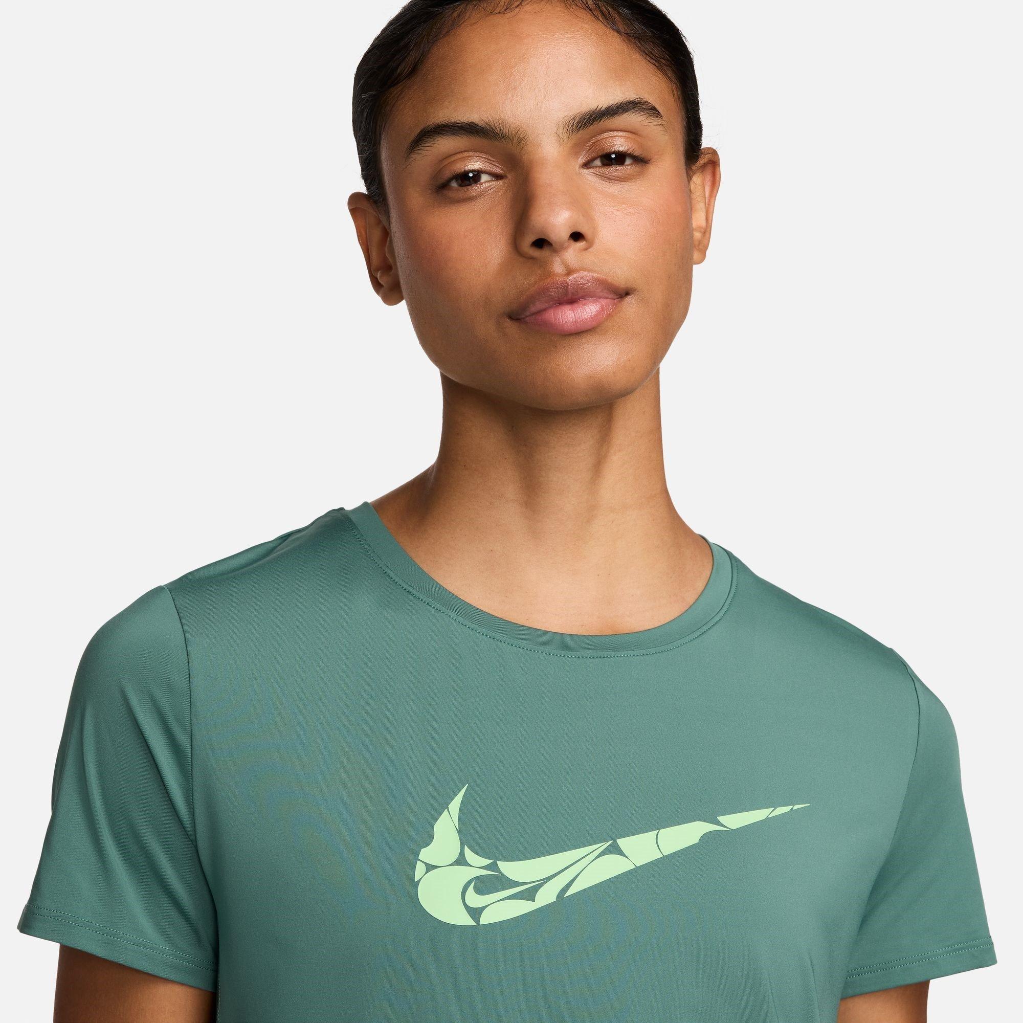 Nike One Swoosh Womens Dri FIT Short Sleeve Running Top