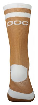 Chaussettes POC Lure MTB Long Marron / Blanc