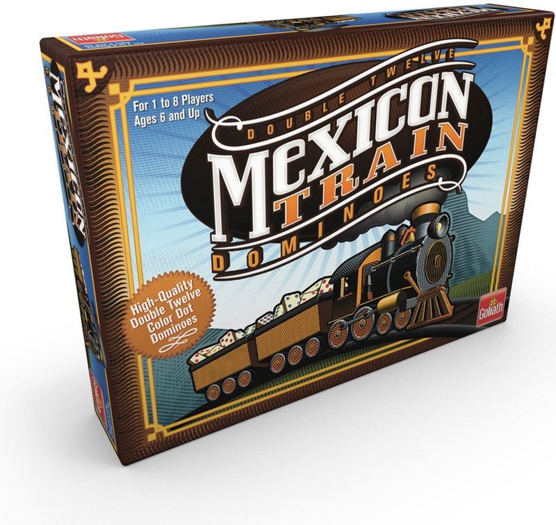 Goliath - Mexican Train - Bordspel - Voor 1-8 Spelers - Dominostenen