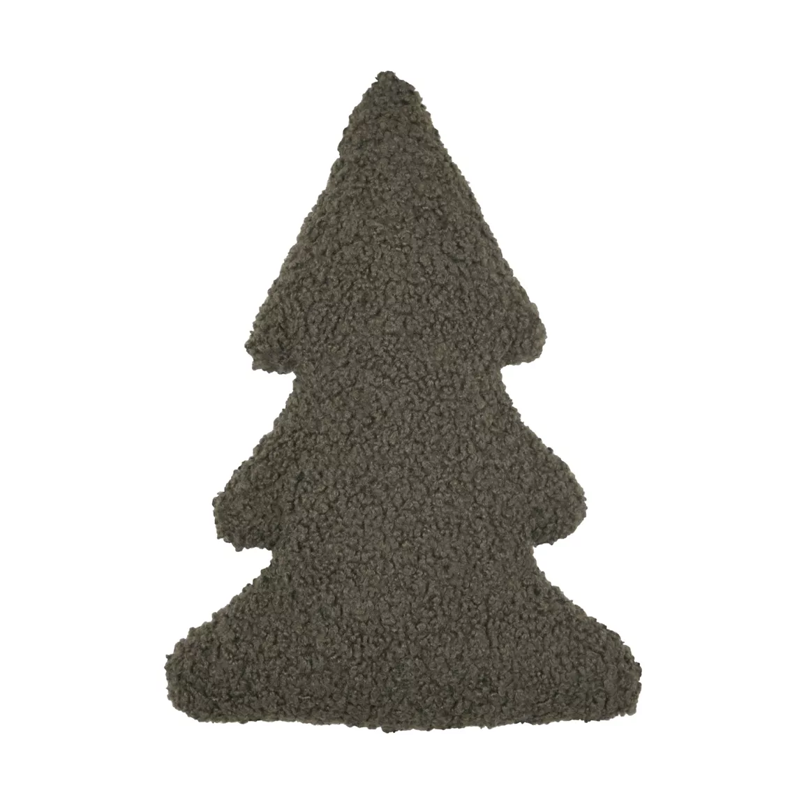 Coussin de Noël bouclette (H48 cm) Sapin Harold Vert foncé