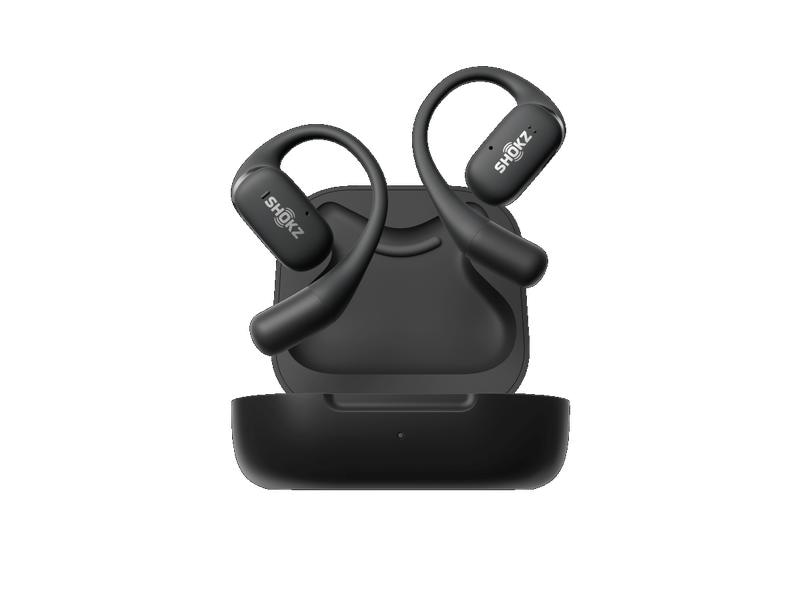 Shokz Wireless In-Ear-Kopfhörer OpenFit Schwarz Open-Ear Design für den ultimativen Komfort