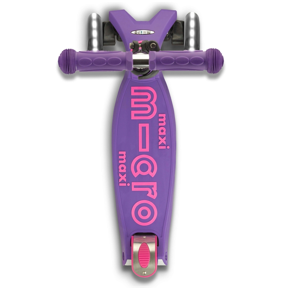 Maxi Micro Deluxe LED Lila Scooter