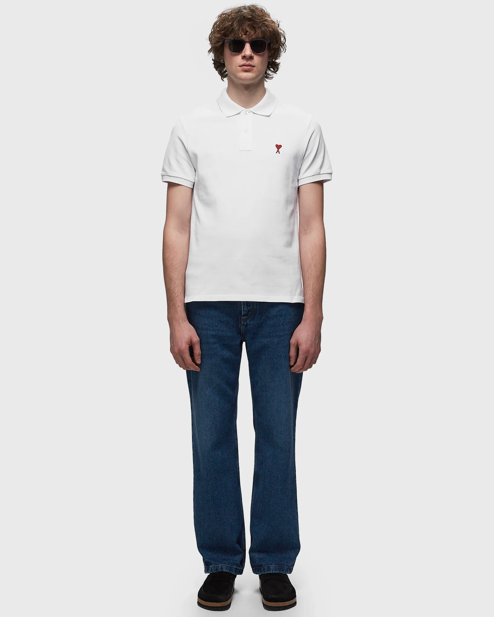 AMI Paris AMI DE COEUR POLO SHIRT