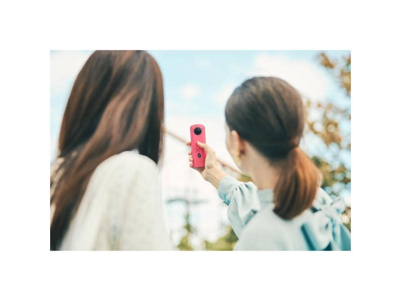 Ricoh 360°-Videokamera THETA SC2 Blau Kleine Kamera mit grosser Leistung