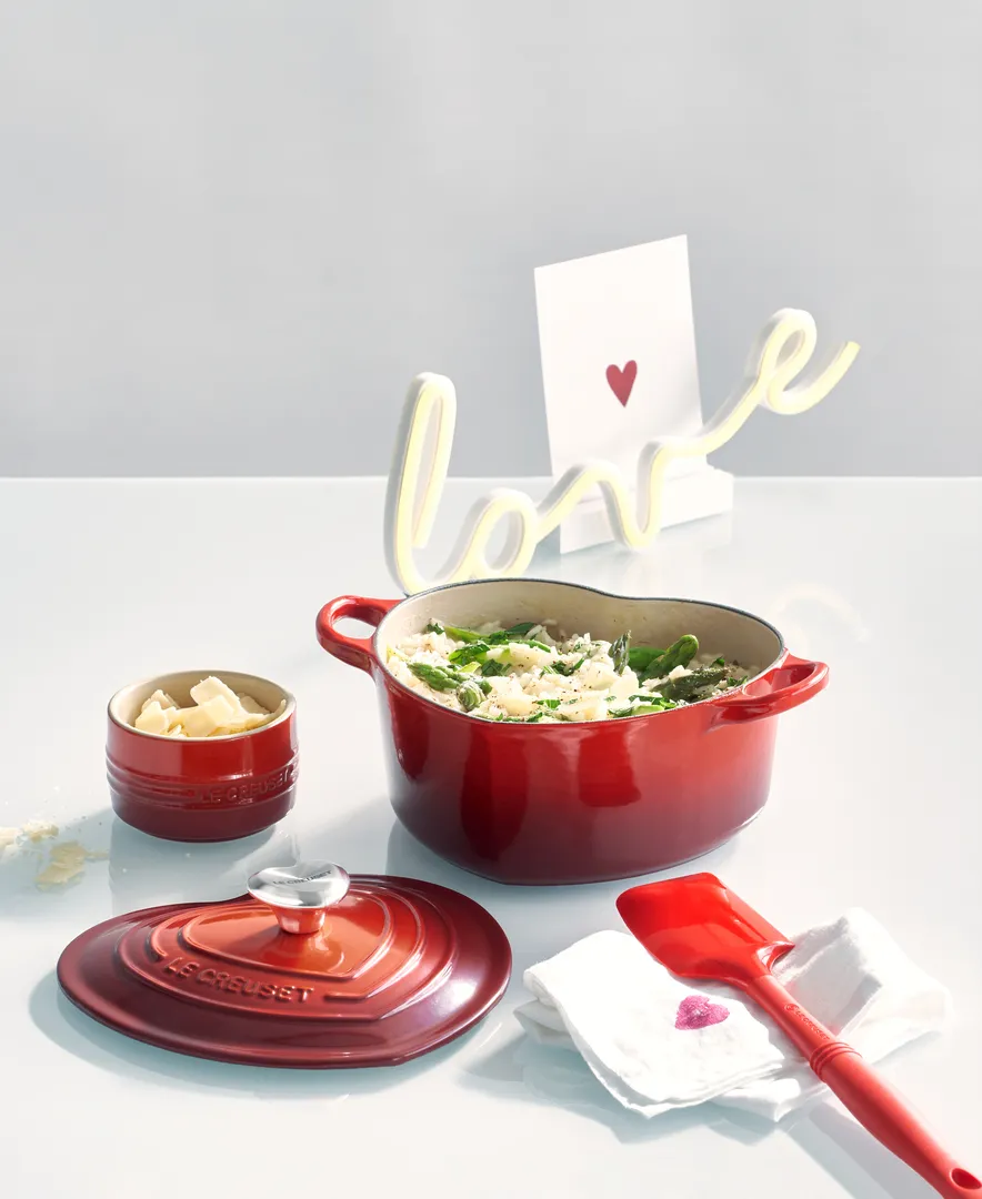 Le Creuset Hjerteformet Gryde m. stålknop
