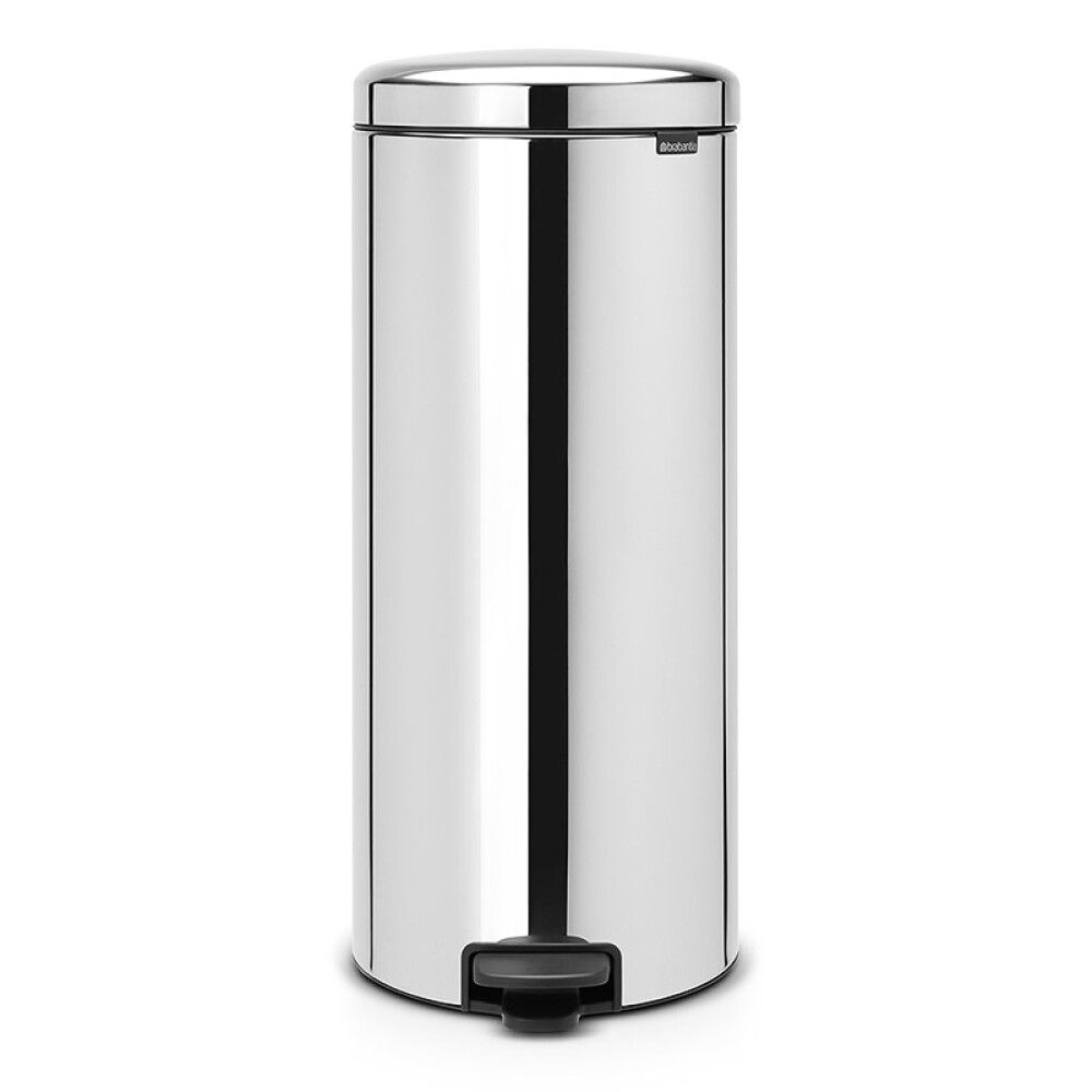 PEDALBØTTE BRABANTIA NEWICON30L BLANKBØRSTET STÅL