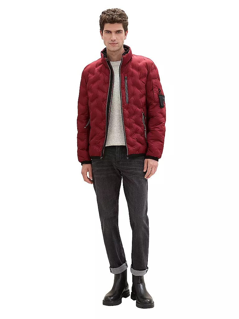 TOM TAILOR Leichtsteppjacke rot