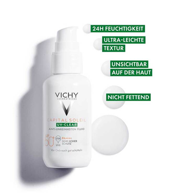 Vichy Capital Soleil UV-Clear LSF 50 + , 2x40 ml