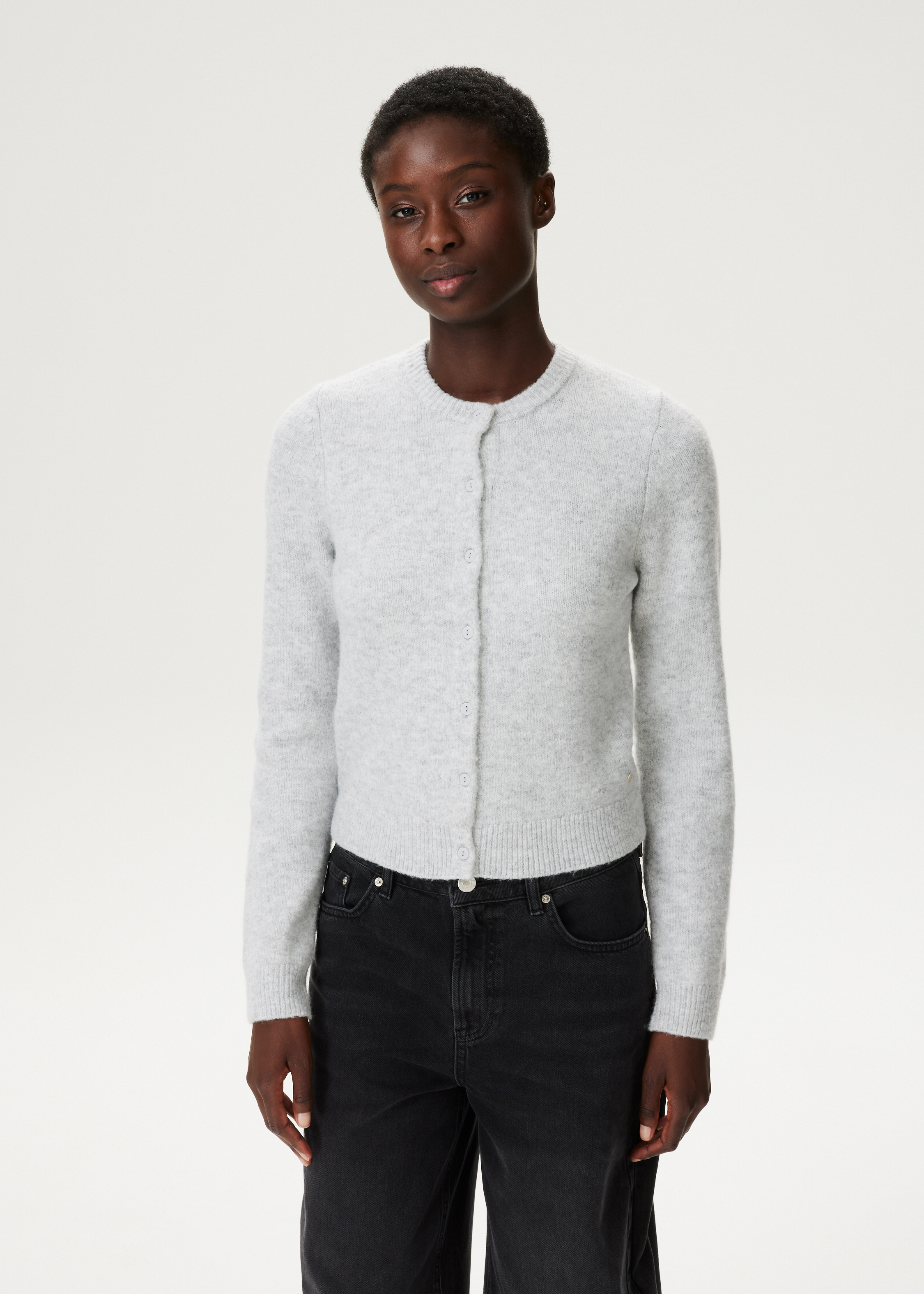 Vest met zachte structuur