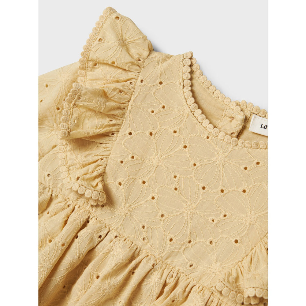 Køb Lil'Atelier Sea Mist Nmffabioli Ss Loose Kjole Lil