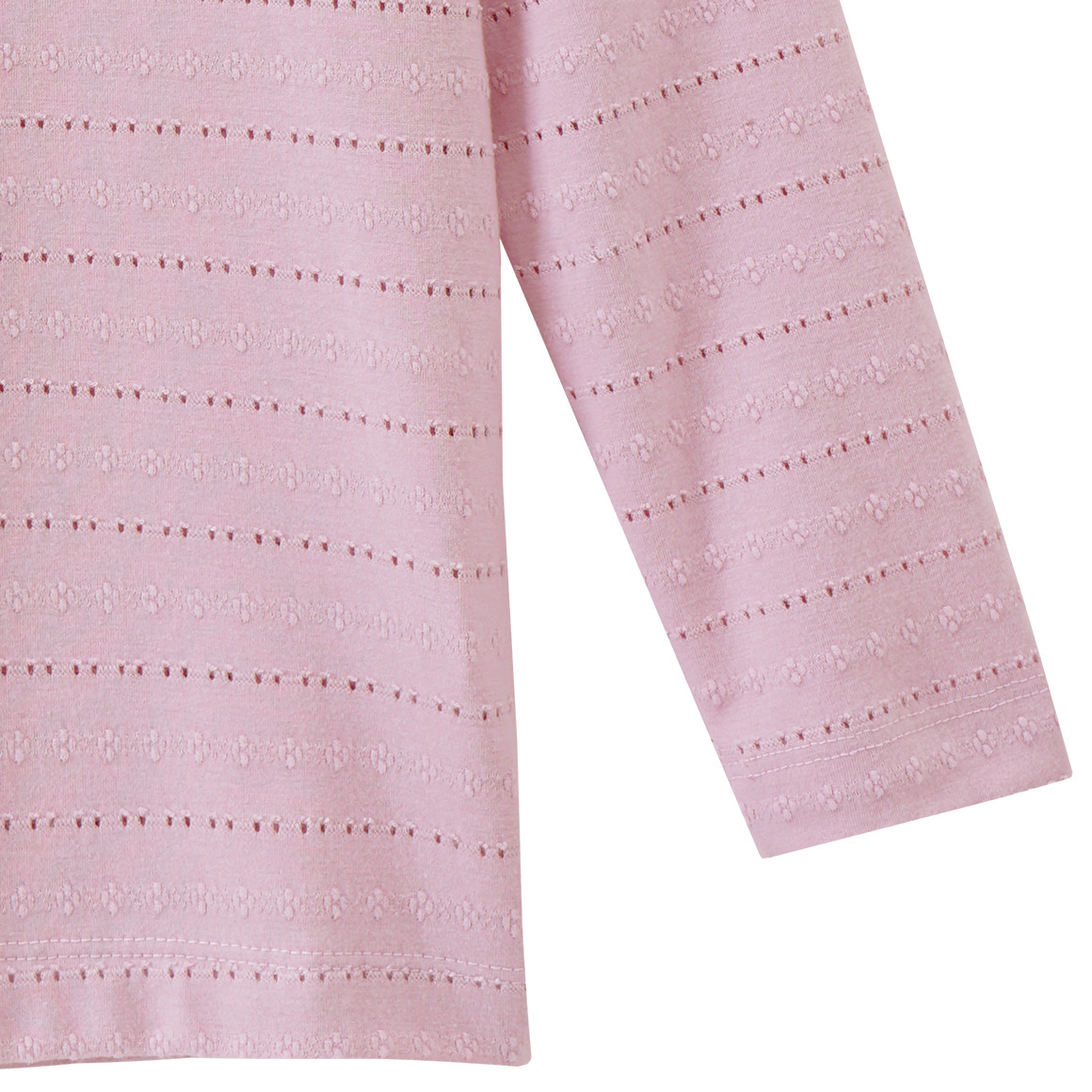Topolino Mädchen Langarmshirt mit Ajour-Muster helllila