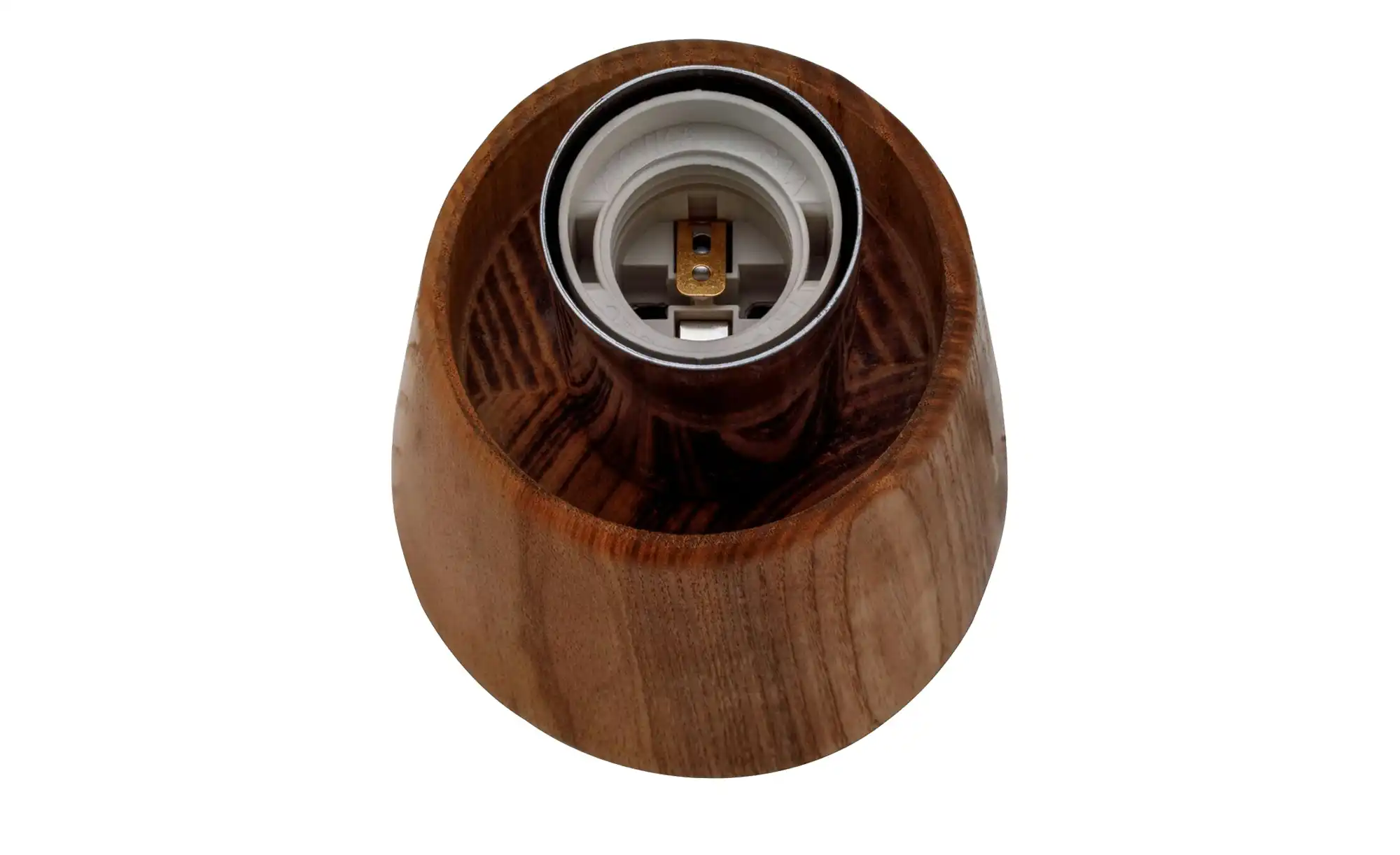 Tischleuchte, 1-flammig, Rauchglas