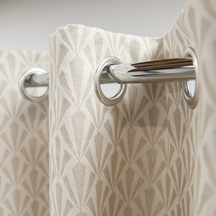 Rideau Koki GoodHome l.140 x H.260 cm beige