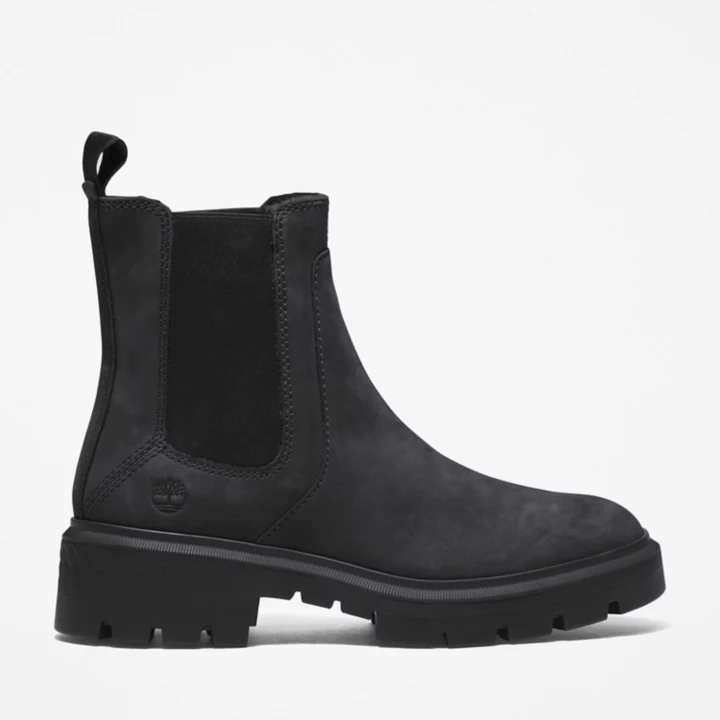 Bota Chelsea Cortina Valley Feminina na cor Preta