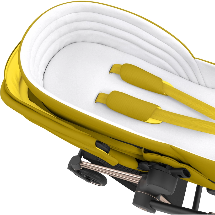 cybex PLATINUM Kinderwagenaufsatz Lite Cot Mustard Yellow