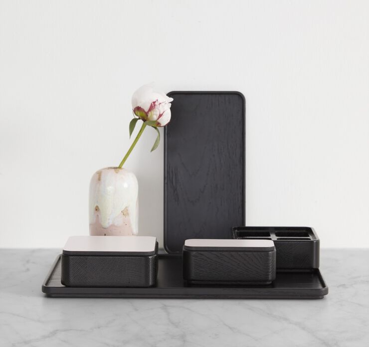 Andersen - Furniture CREATE ME tray 24x24 cm Black