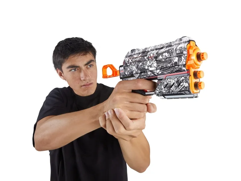 XSHOT legetøjsgevær Skins Flux, assorteret, 36516 (ZUR-36516)