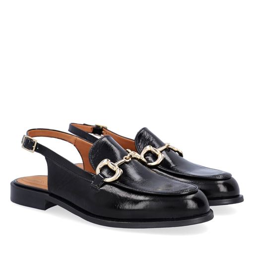 Billi Bi A6340 Loafers, Black Naplack, 36