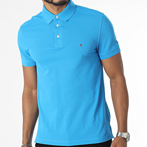 Polo Manches Courtes 1985 Slim 7771 Bleu Clair