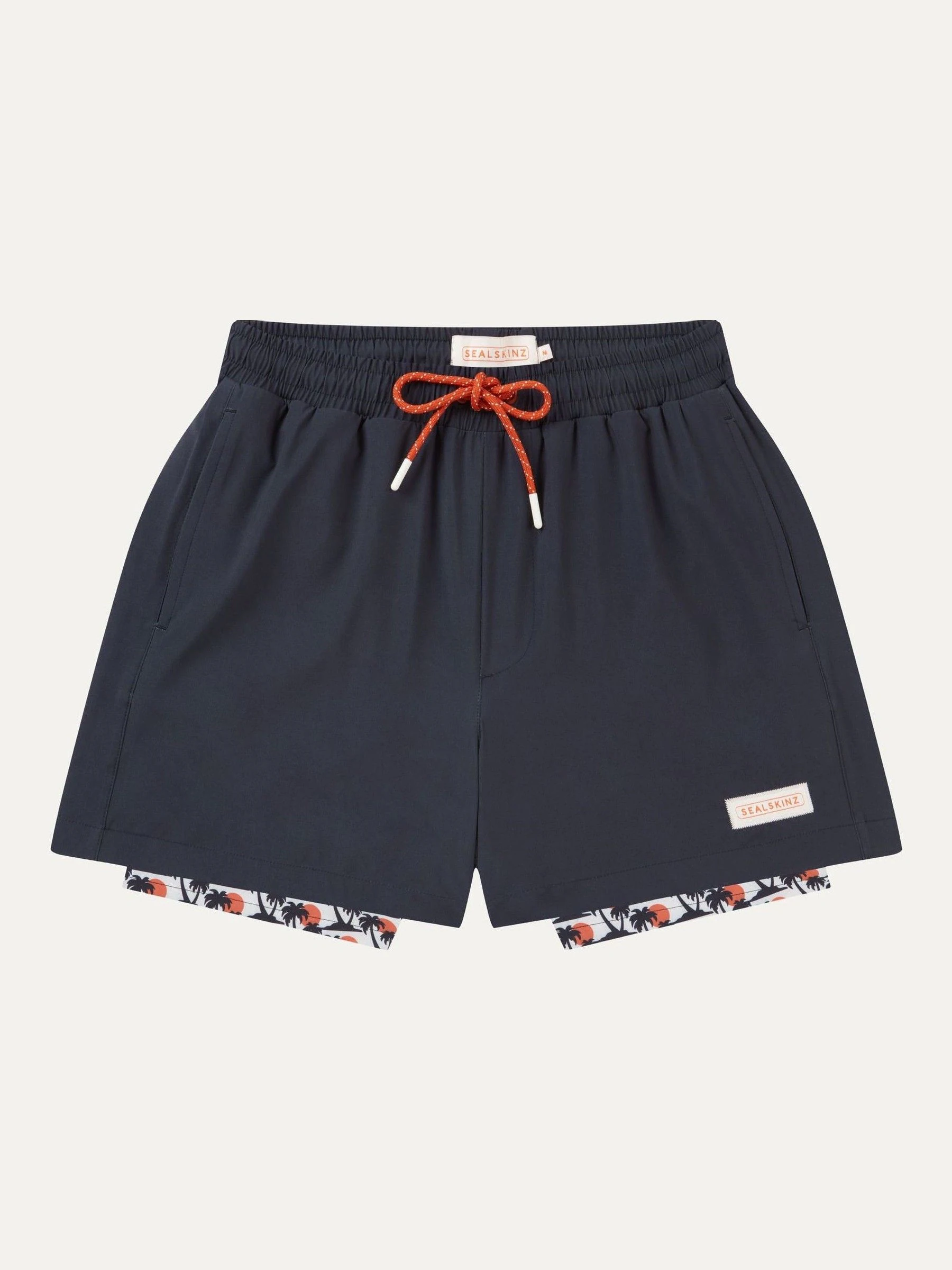 Donkerblauw - Sealskinz Southwood Quick Dry Plain Swim Shorts