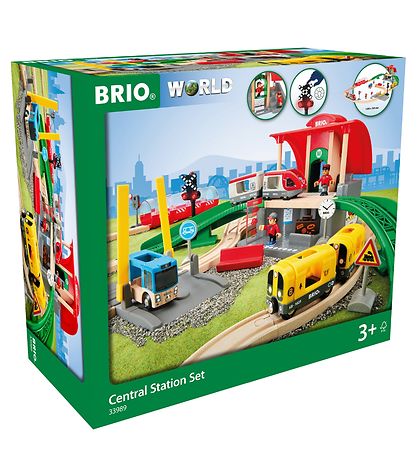 BRIO Leget?j - Centralstation s?t - 37 dele 33989