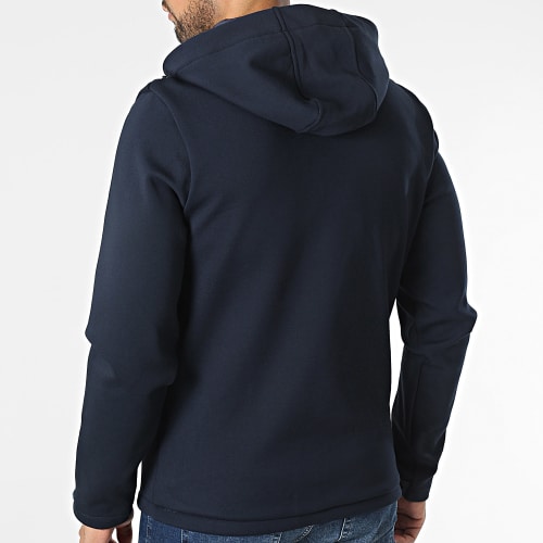 Sweat Capuche Zippé Bleu Marine