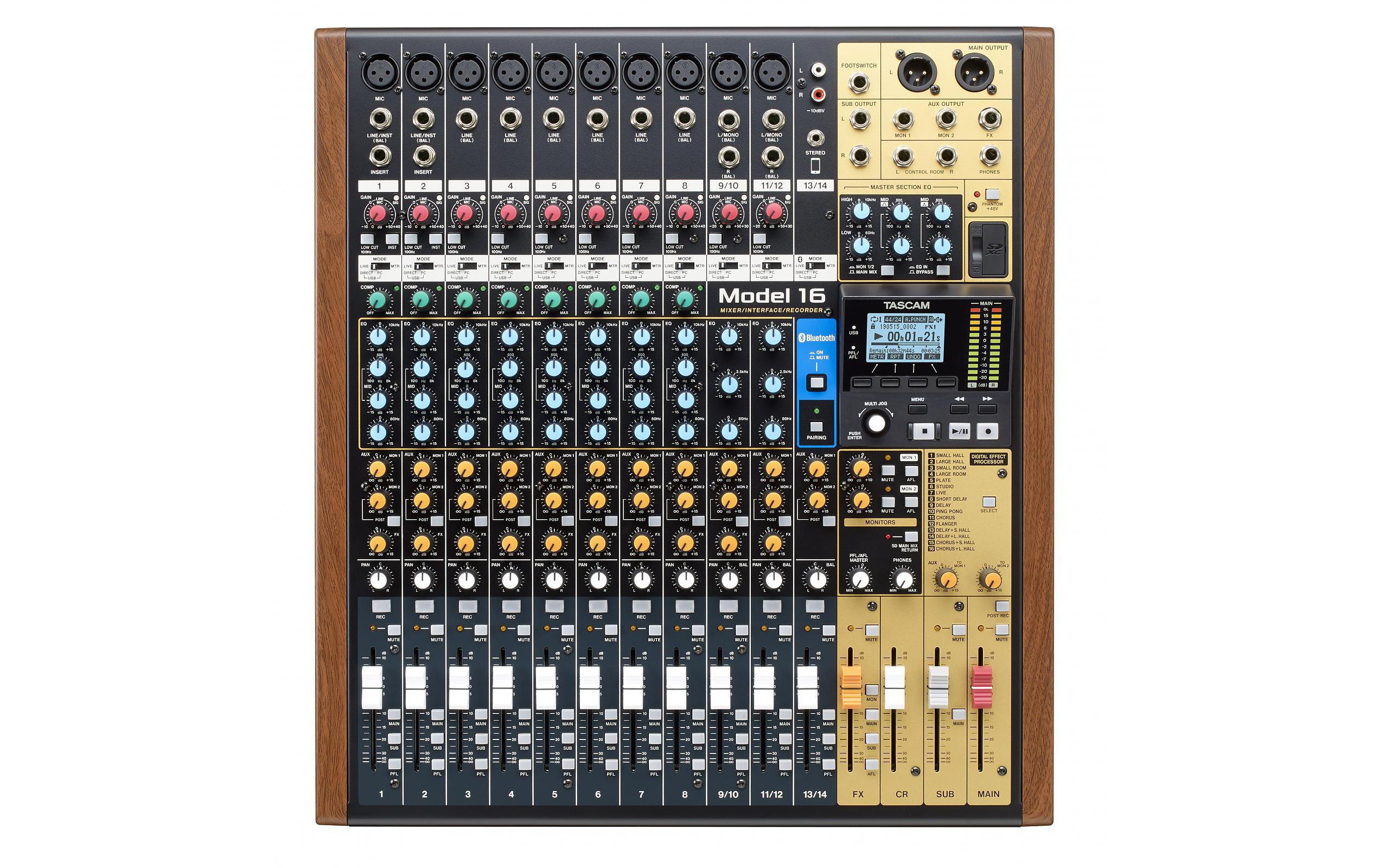 Mischpult Model 16<br>16-Kanal Hybrid Mischpult