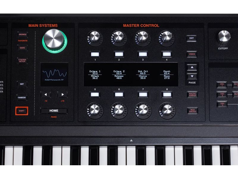 ASM HYDRASYNTH Keyboard Halbgewichtetes Keyboard