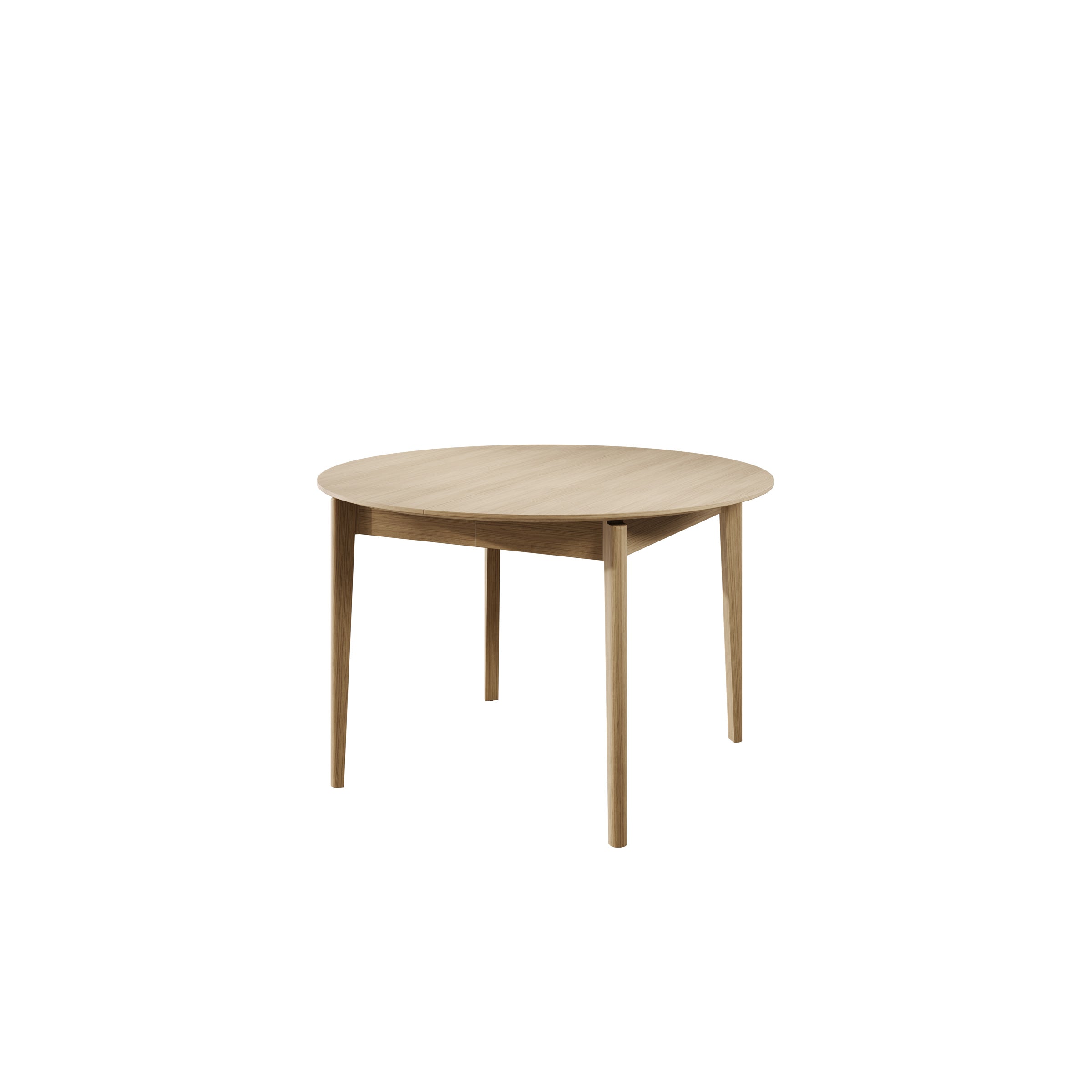 Portino - Eetkamertafel - Licht eiken - 120-240x120x77 cm