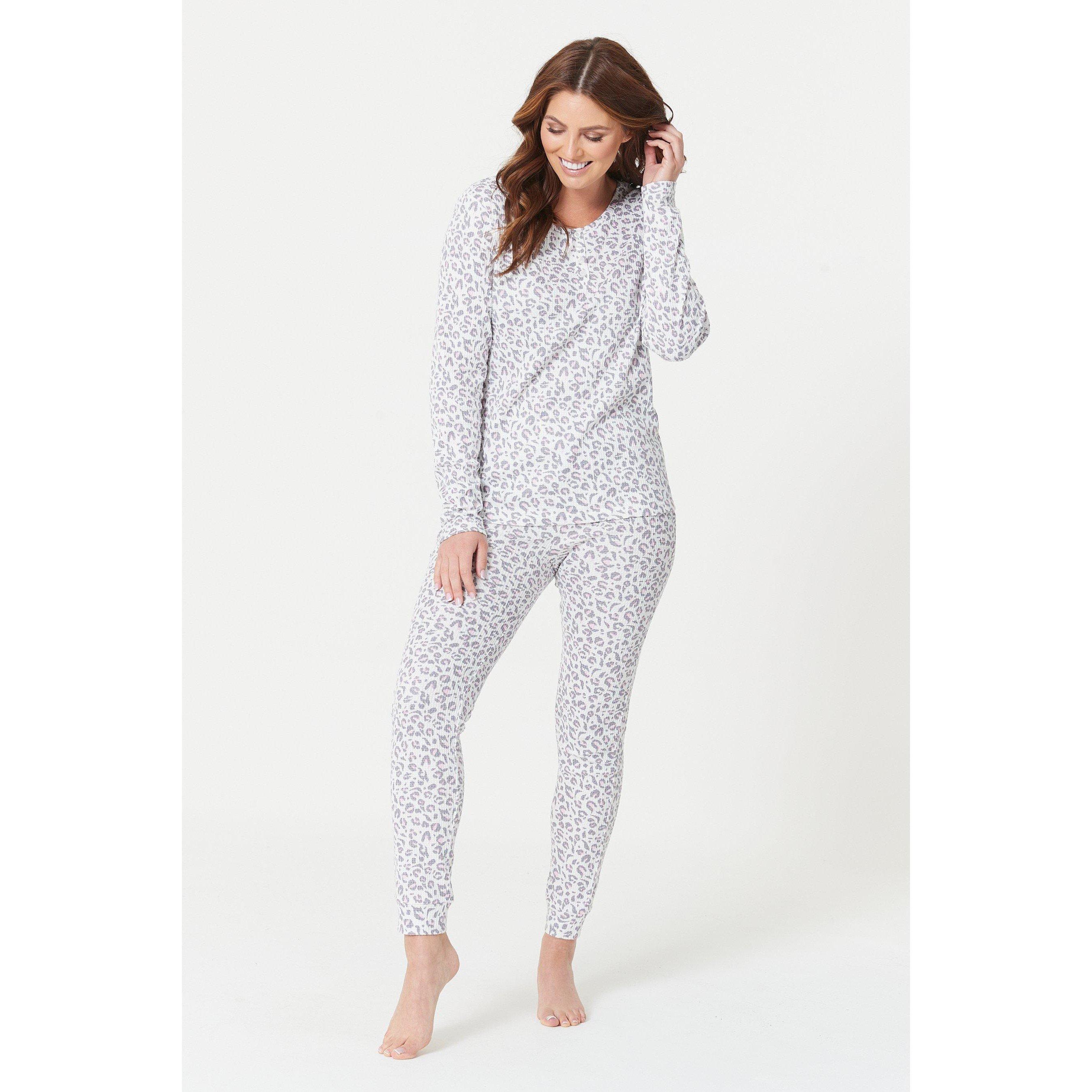 Be You Leopard Leopard Waffle Pyjama