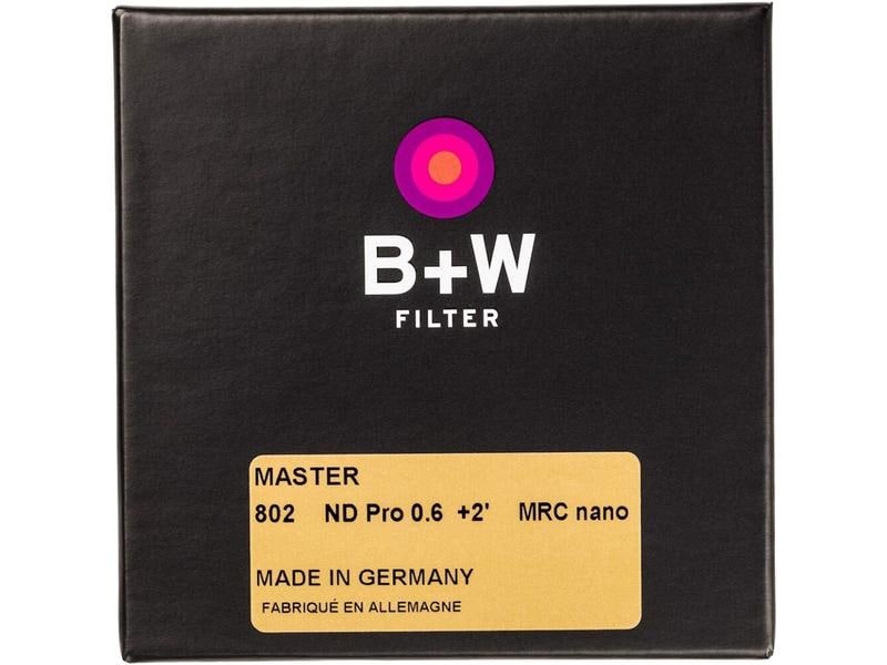 B W Graufilter MASTER 802 ND 0.6 MRC nano – 55 mm Neutraldichtefilter ND 0.6