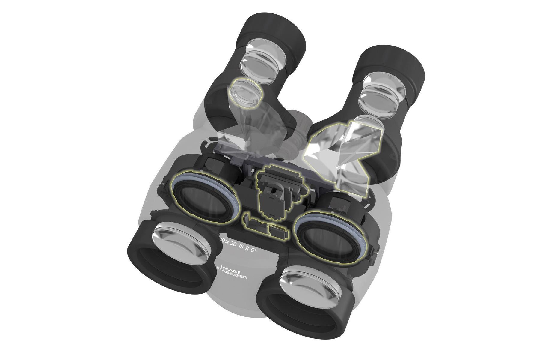 Fernglas 12x36 IS III<br>Leistungsstarkes und handliches Fernglas mit 12facher Vergrösserung und Bildstabilisator – ideal zur Vogelbeobachtung, für Sportveranstaltungen und auf Reisen