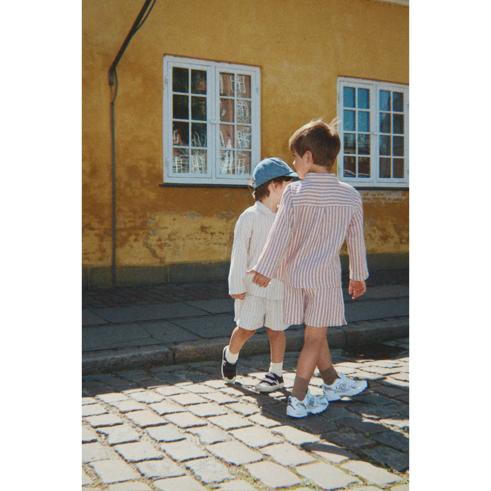 Køb Konges Sløjd Red Stripe Ely Skjorte Gots