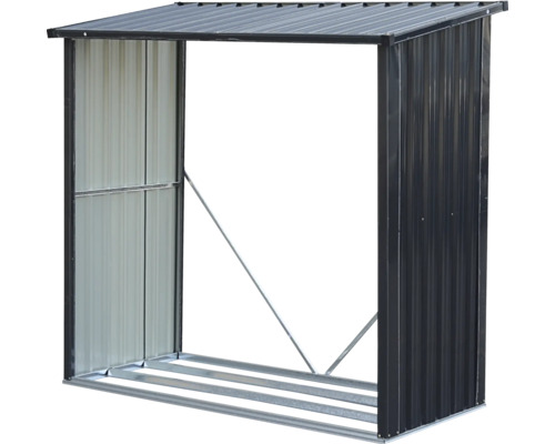 Brandhoutberging tepro Wood Store Large 164 x 83 x 157 cm antraciet