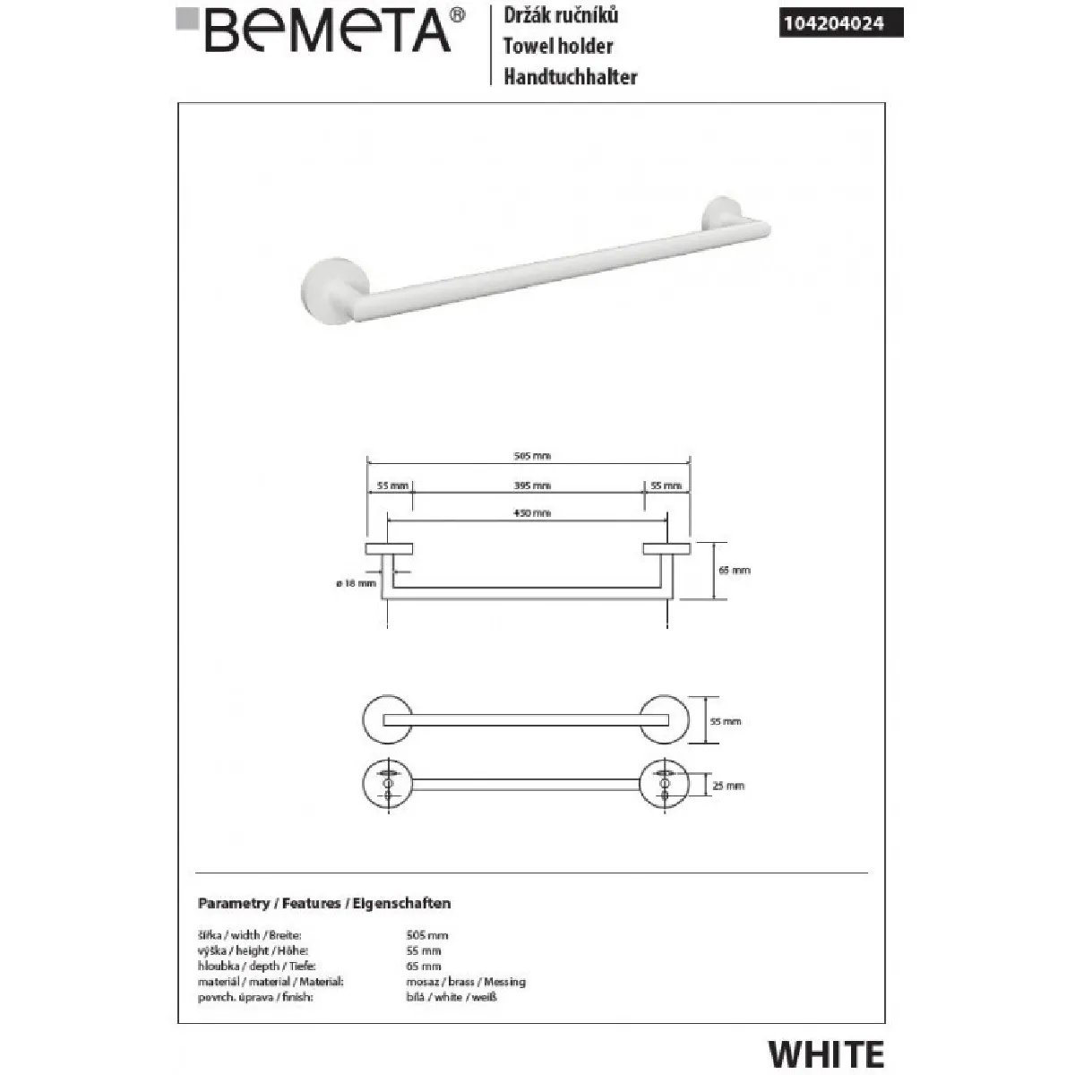 Bemeta - Maison De La Tendance BEMETA WHITE