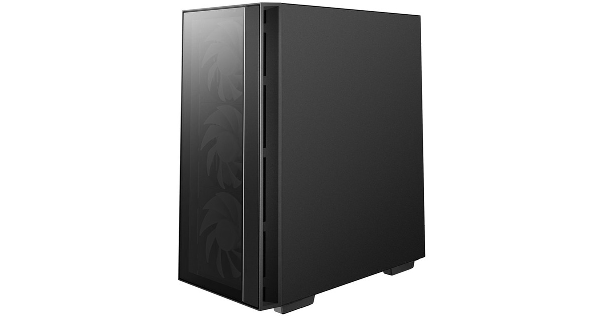 DeepCoolMATREXX 55 V4 C midi tower behuizing  (Zwart | 1x USB-A | 1x USB-C | RGB | Window)