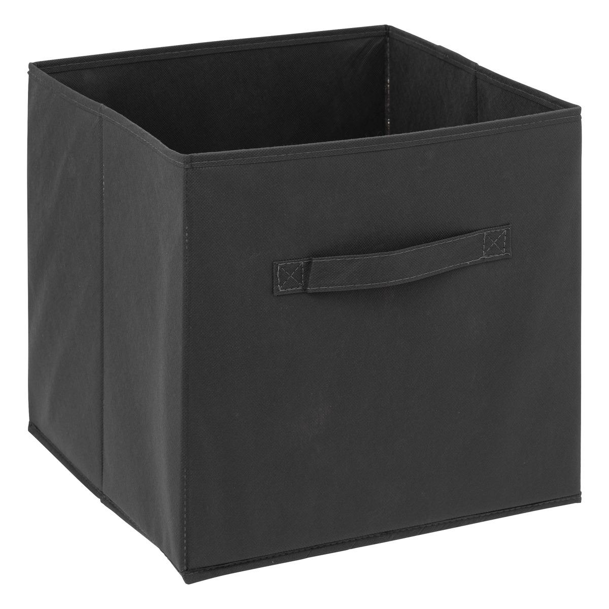 BOITE RANGEMENT 31X31CM GRIS