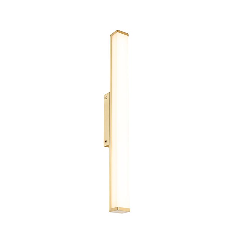 Badkamer wandlamp messing 62 cm incl. LED IP44 - Cascada