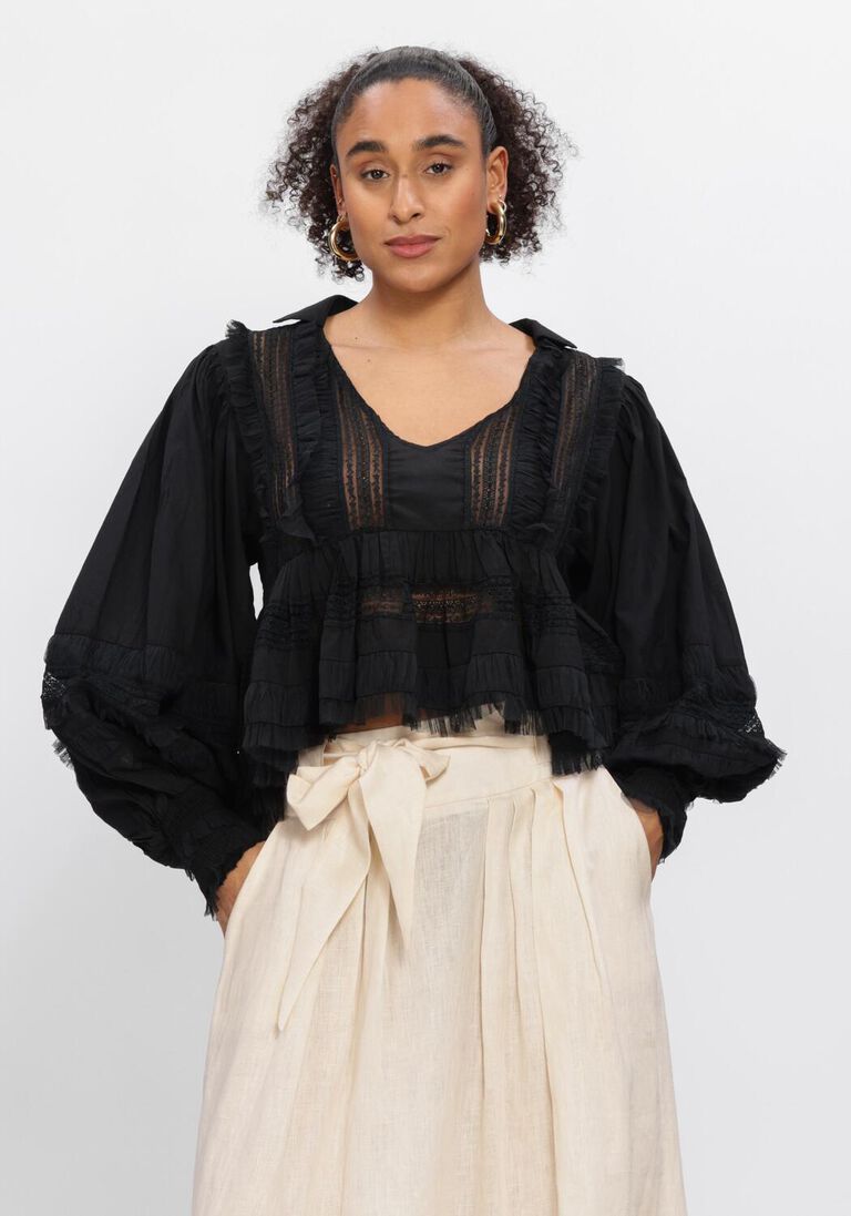 zwarte mes demoiselles blouses melody