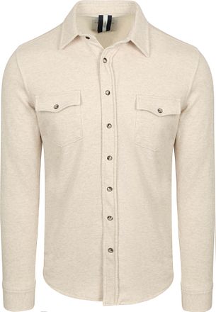 Profuomo Overshirt Western Jersey Ecru PPWF10005A-F1 kopen