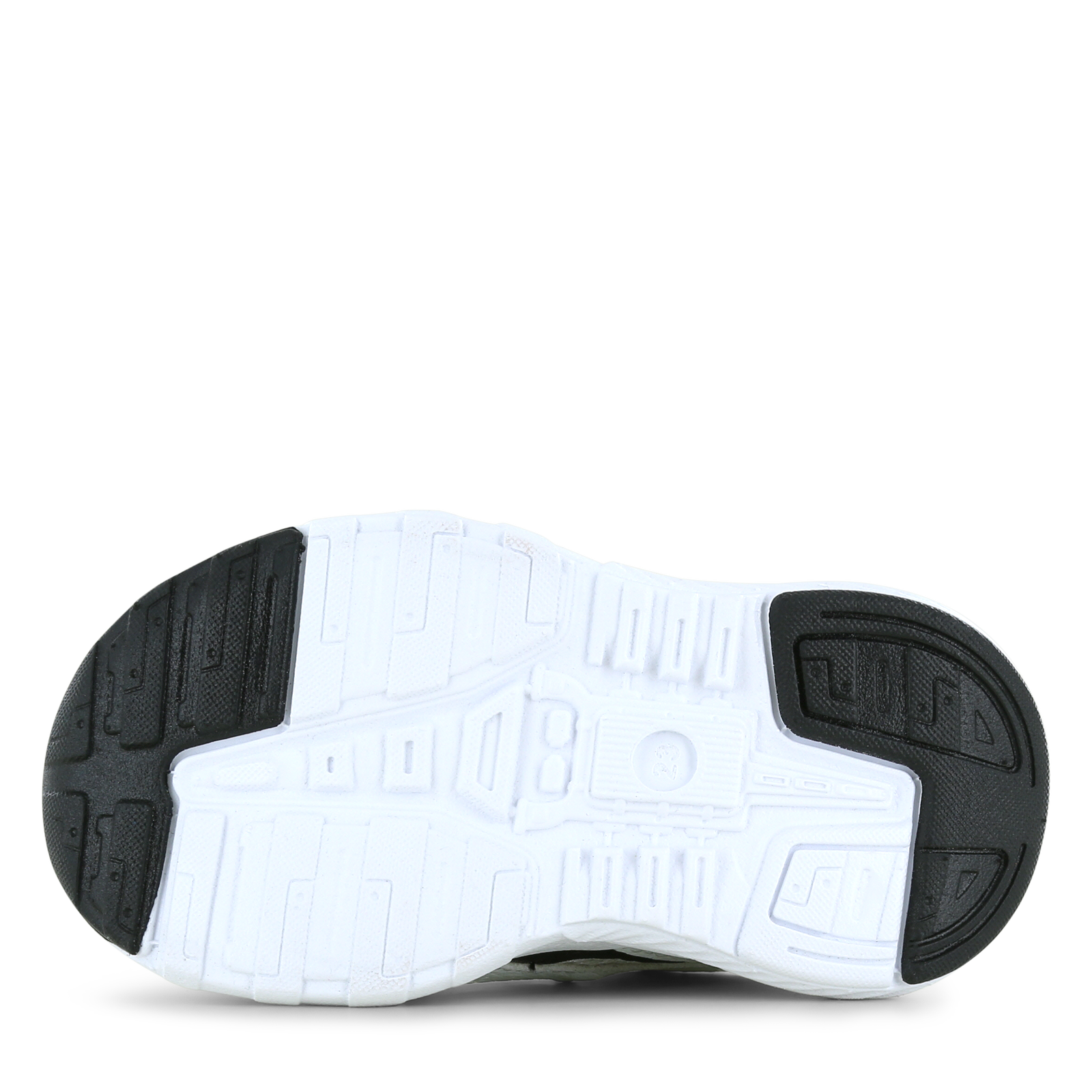 Shoesme sportief zwart-wit sneakertje Microleer | Uni schoenen