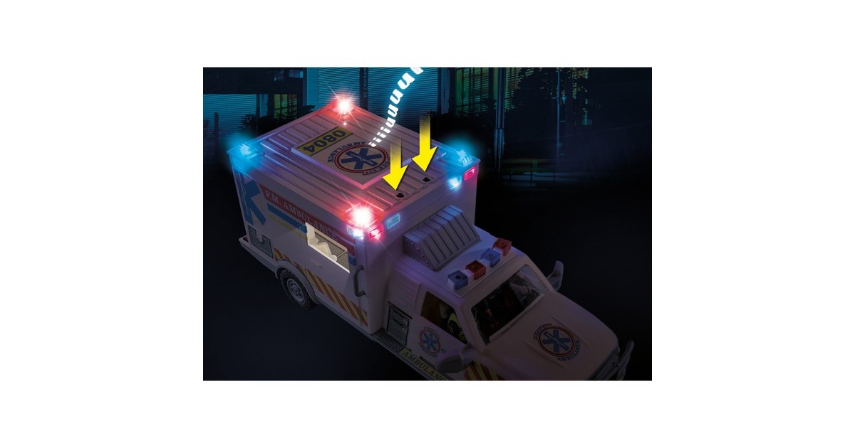 PLAYMOBILCity Action - Reddingsvoertuig: US Ambulance Constructiespeelgoed  (70936)