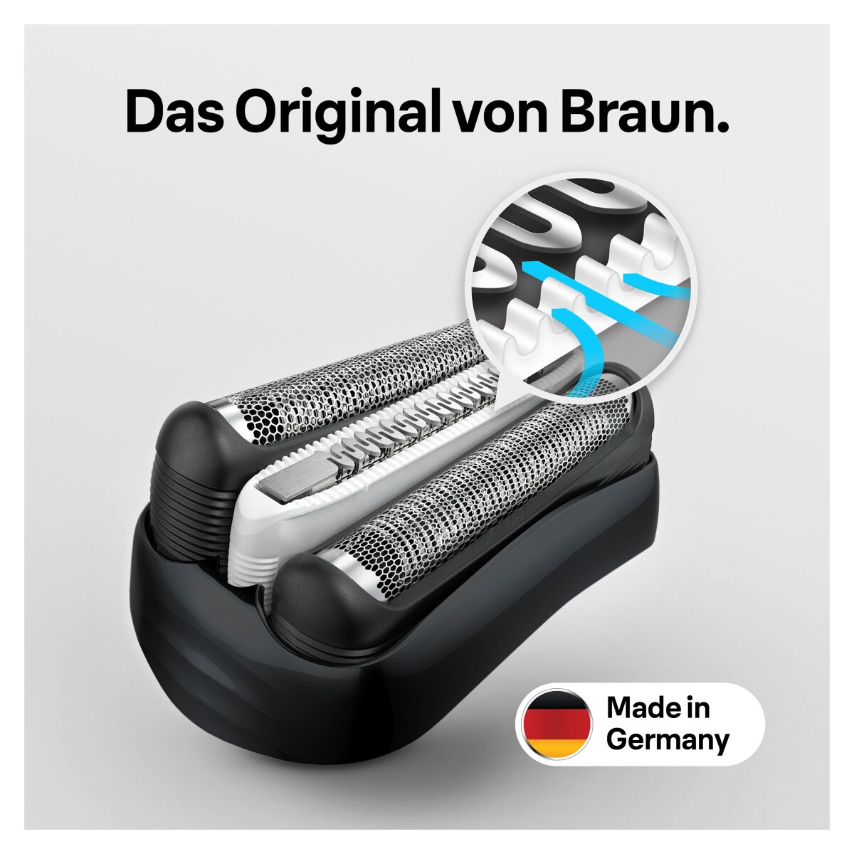 Braun Kombipack 32B Scherfolie + Schermesser, Schwarz