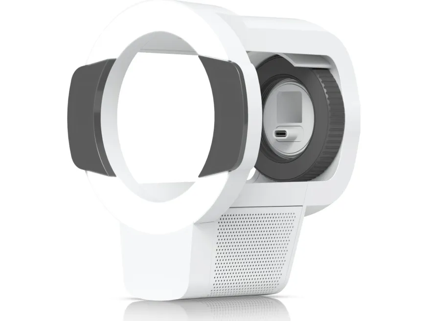 Ubiquiti UniFi AI Enhancer - Infrarød/LED-kombooplyser - med radar - DC 5 V - 15 Watt - hvid