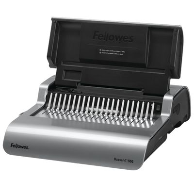 Fellowes Quasar-E 500 - machine à relier / relieuse perforeuse éléctrique - perfore 22 feuilles - relie 500f