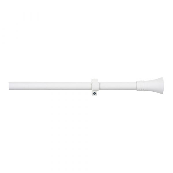 Storplanet Kit Varão para Cortinados Cono Extensível de 110 a 200cm Branco