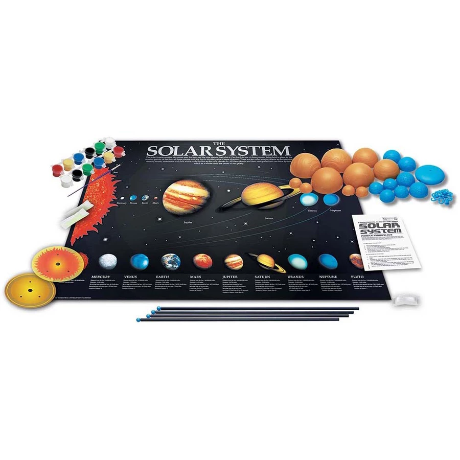 4M Glowing - Model Making Kit - 3D Leuchtendes Sonnensystem Mehrfarbig