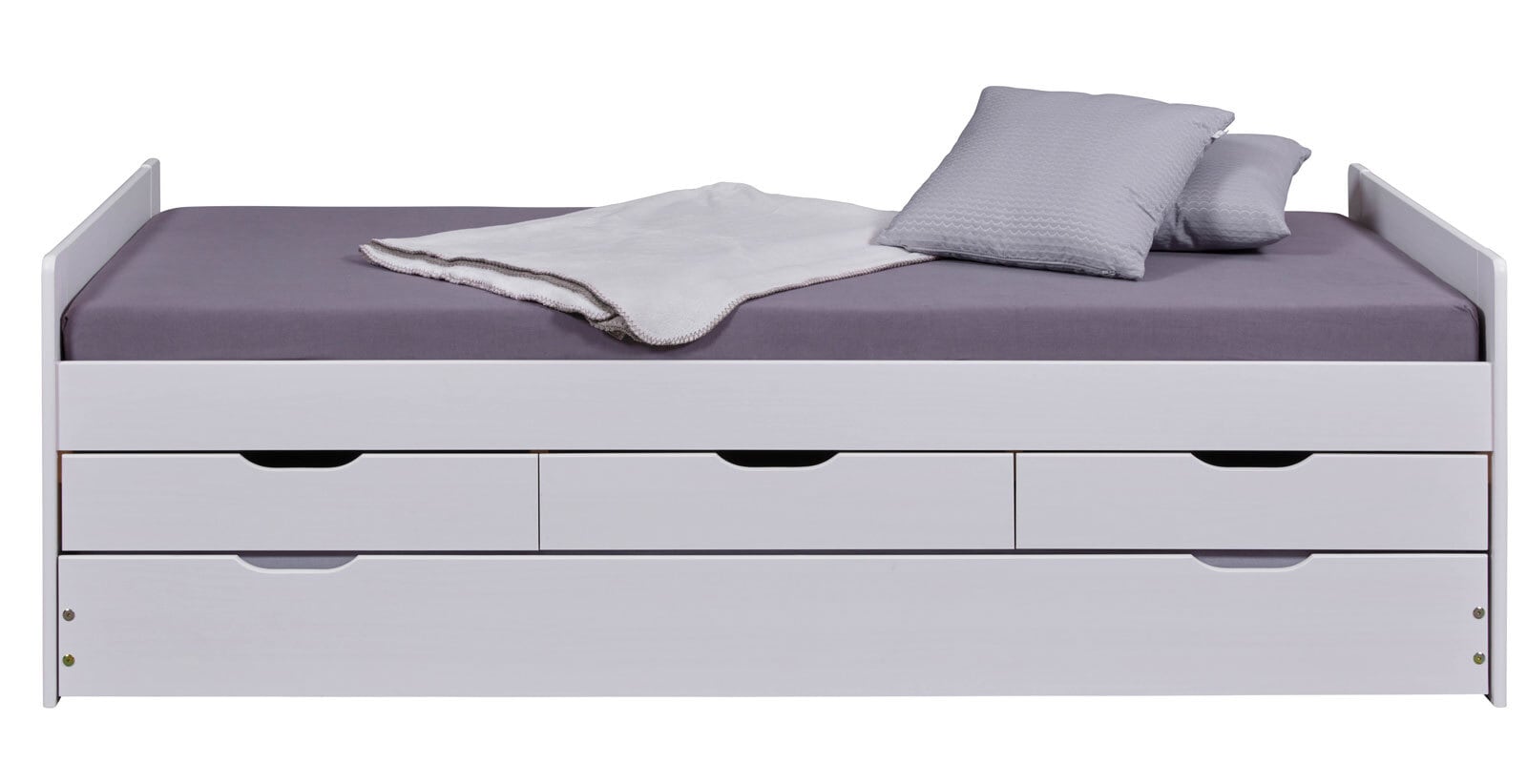 Stauraum-/Funktionsbett MARKUS 90 x 200 cm weiß
