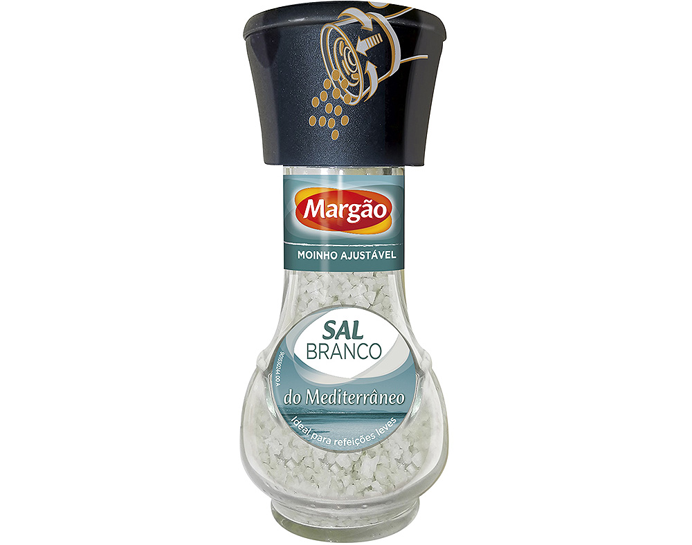 MOINHO MARGÃO SAL BRANCO MEDITERRÂNEO 90G