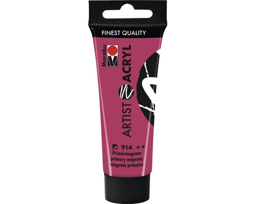 Marabu Artist Acryl, primair magenta 914, 22 ml